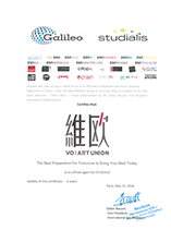 GALILEO studiaisGalileo招生授權書